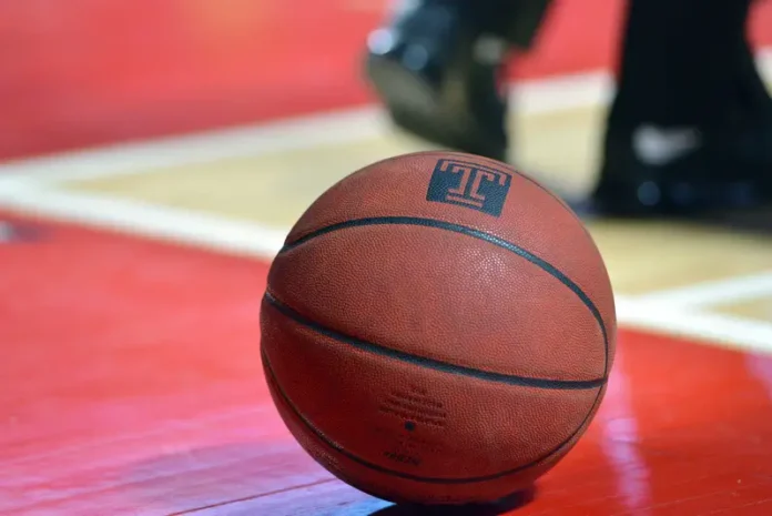 Basketball on Court Basketball on Court