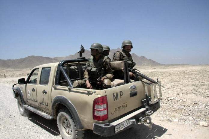 Afghan Military Police Patrol