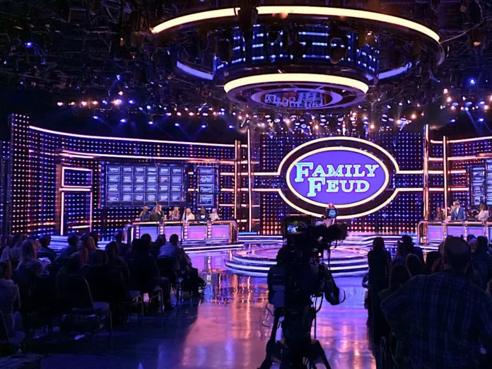 family feud set midjourney family feud set midjourney