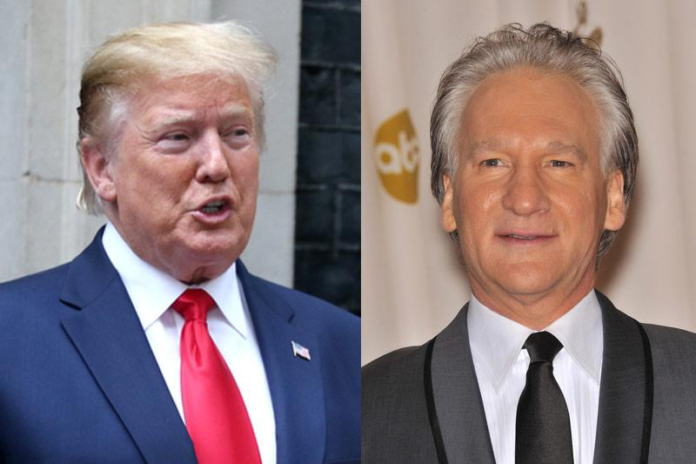 Donald Trump and Bill Maher