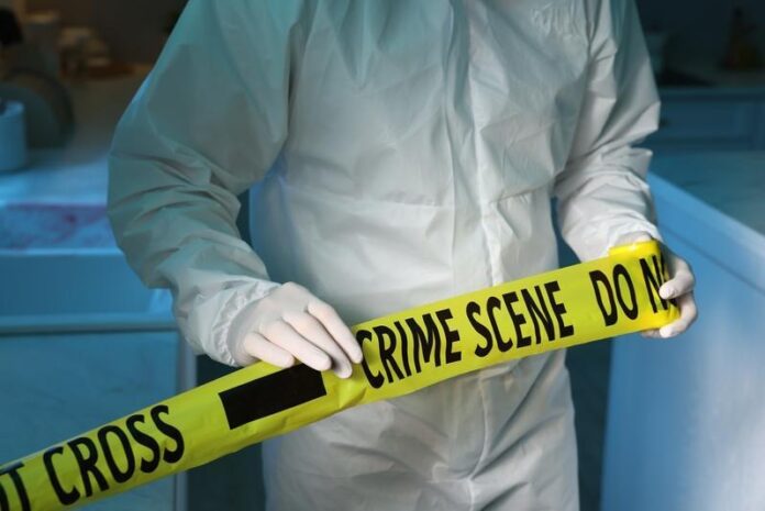 Mass Shooting in Restaurant Leaves 7 Injured, 3 Dead (Missing Woman is Found: Dead in Suitcase (crime scene tapedreamstime_s_425845022))