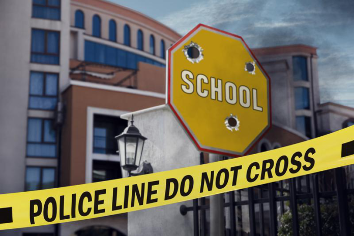 School Shooting Crime Scene