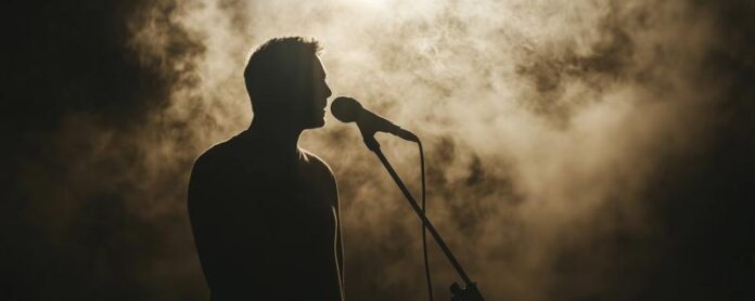 Singer Performing on Stage